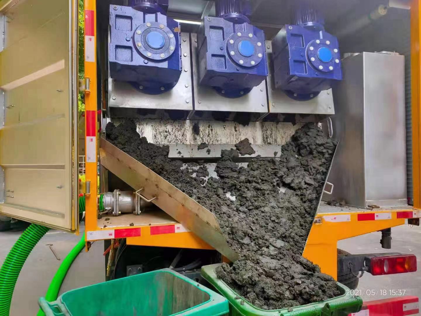 石岐化粪池清掏城市维护站-泥浆净化干湿分离处理